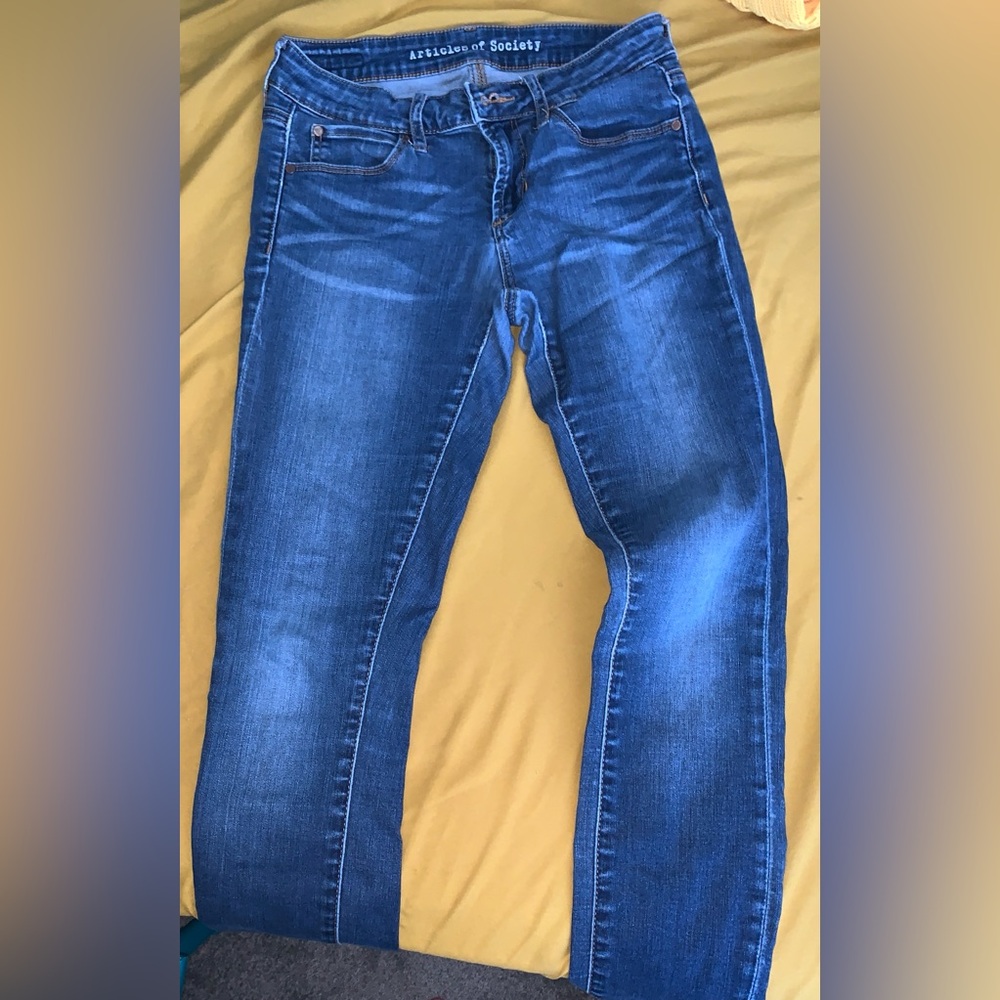 Articles Of Society Dark Blue Skinny Jeans